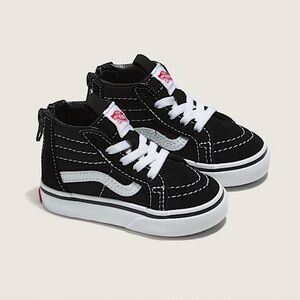 Vans Kids Black and White Sneakers